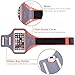 Triomph Armband for iPhone 8, 7, 6, 6S, Se, 5, 5C with Screen Protector and Key Cards Money Holder for Running, Workouts, Jogging - Orange
