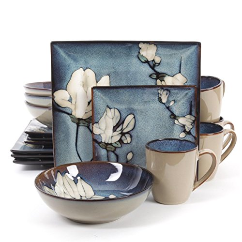 Buy Dinnerware, 16 Piece Set Dishwasher and Microwave Safe Stoneware in