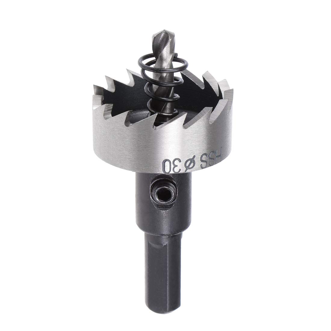 sourcingmap 30mm HSS Drill Bit Hole Saw for Stainless Steel Metal Alloy Wood