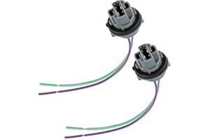 7440 Model Front TurnLight Pigtail Wire Female Socket for 2 Bulbs