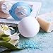 Bath Bombs Gift Set Anjou Colorless 6 x 3.5 oz Fizzies Spa Kit, Idea for Bubble Bath, Moisturizing with Organic Natural Essential Oils, Jojoba Oil, Shea Butter, for Christmas, Women, Kids, Moms