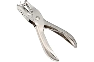 EASTYGOLD Paper Puncher Single Hole Punch Metal Circle Punches Hand Craft Sheet Scrapbooking Loose Leaf Paper Punching 6mm for School Office Home Study