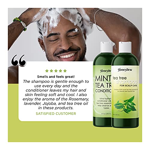 Tea Tree Mint Shampoo and Conditioner Moisturizing Sulfate Free