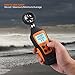 TACKLIFE Anemometer Handheld with Flashlight, Wind Speed Meter for Measuring Wind Speed, Temperature, Wind Chill, 0.8 m/s - 30 m/s Range, 0.1m/s Accuracy, Max/Min/AVG/Hold Data Function - DA03