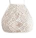 Women's Lace Floral Bralette Bra Bustier Crop Top Cami Unpadded Tank (US L, White)