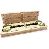 Smedioks Premium Soft Plastiс Mold Lure Making Injection Molds Fishing Lures 2 Cavity Baby Rage Craw Bait 3"