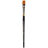 KingArt Original Gold 9120 Series , Premium Artist Brush, Golden TAKLON Flat RAKE-Size: 1/2