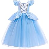 Dressy Daisy Toddler Little Girls Princess Fancy Dress Halloween Costume Birthday Party Gown with Accessories Size 2T to 10