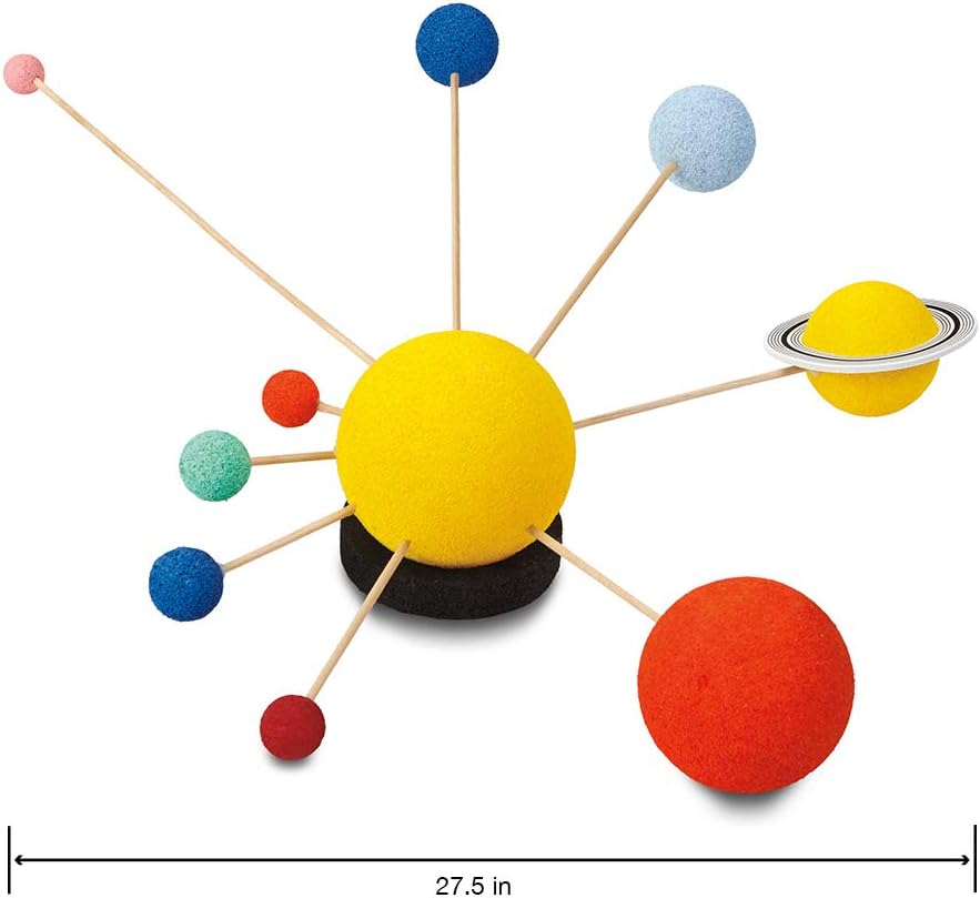 Floracraft Foam 17 Piece Solar System Kit Pre Painted