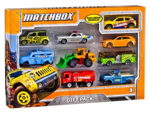 Matchbox X7111 9-Car Gift Pack (Styles May Vary)