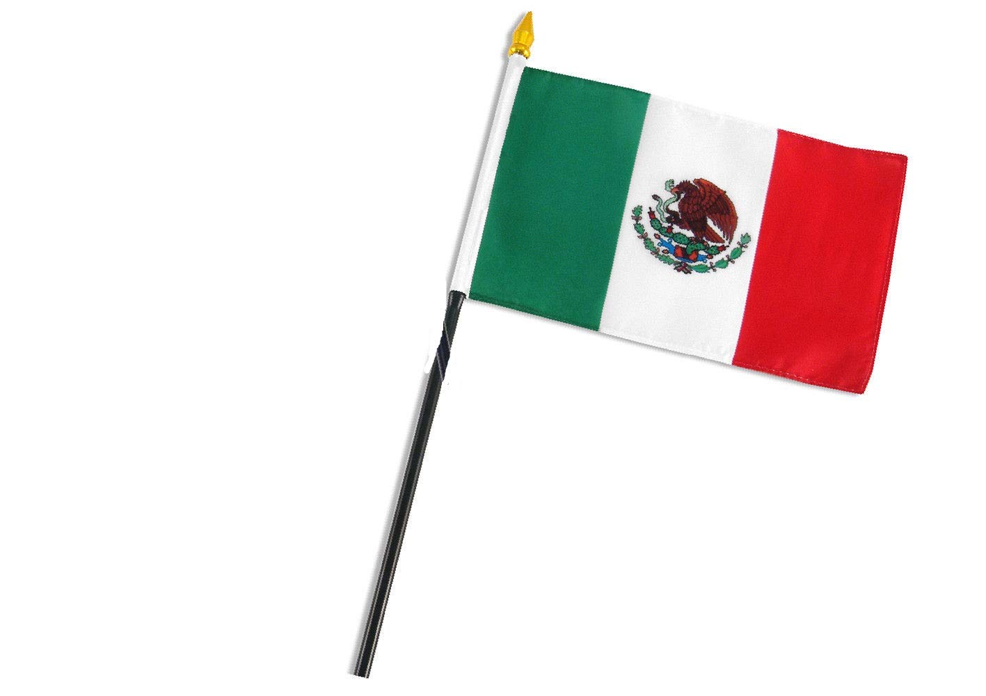Photo 1 of Mexico 4"x6" Desk Stick Flag (No Base) (1 Flag)
