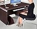 LiBa Black Memory Foam Orthopedic Seat Cushion Chair Non Slip Home Office Car Stadium Wheelchair Pain Relief Sciatica Low Back Tailbone Coccyx Prostate Hemorrhoid