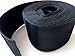 AIRNIX 2 in. x 20 ft Black Nylon Cable Tie Roll, Double Sided Hook & Loop