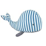 Just Born Soft Plush Toy, High Seas Collection Moby The Whale, Blue