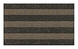Clean Machine Patriot Stripe Doormat for Double-Doors, 36 by 60-Inch, Desert Taupe