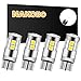 NAKOBO LED Bulb 12v 24v Non-polarity 194 T10 168 2825 W5W 12961 Car Interior Extremely Bright 9SMD 3030 Chipset, for License Plate Dome Map Door Courtesy Park Lights Pure White（pack of 4）