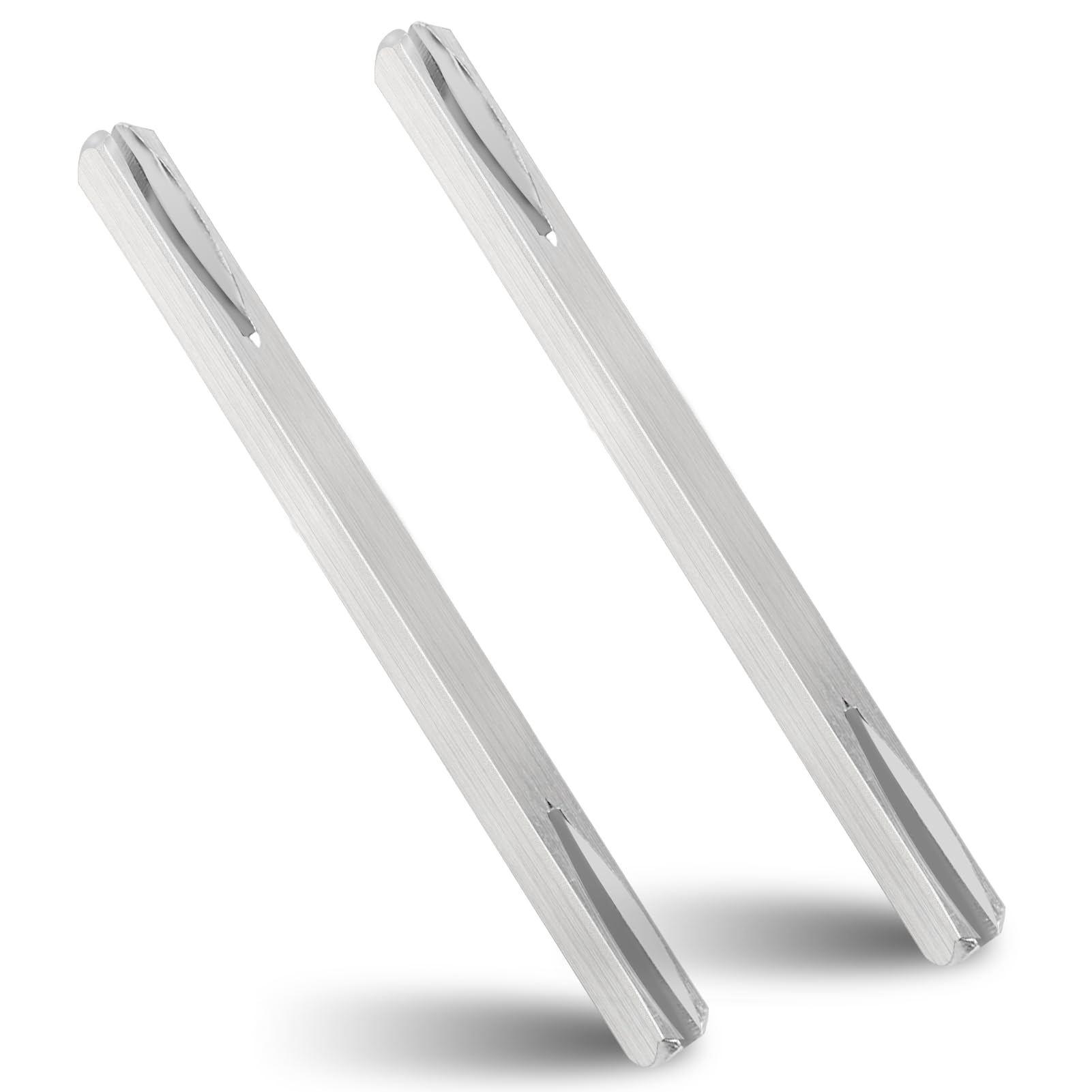 Beatific Pack of 2 Door Handle Spindle Rod, Square Pin 8 mm x 120 mm, Galvanised Steel Replacement Square Pin, Door Fitting, Square Pin, Fixing Pin, Door Handle, Steel Spindle Bar, Solid Steel