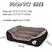 PUPPBUDD Dog Bed with Machine Washable Comfortable and Safety for Medium and Large Dogs Or Multiple Small Pets at The Same time Brand Name (XXL, Black)thumb 1