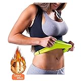 FOMANSH Neoprene Waist Trainer Corset Vest For Weight Loss Sauna Suits Tummy Control Shapewear Hot Sweat Slimming Vest Shaper(L, Sauna suits)