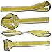 OxGord LTDS-YW American Eagle Soft Loop Tie-Down Straps 4-Pack - 4 800lb For Towing ATV UTV Motorcycle