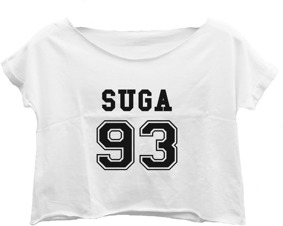 Lockeroom7 Women's Crop Top BTS Bangtan Boys Suga V Jin JIMIN Shirt Crop Tee