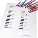 DOODLE ART PRO Glitter Gel Pens with Metallic Set of 24 for Adult Coloring Books - Assorted Colors Gel Pens Set, Fine Tip, Quick Dry, Professional Coloring Pen