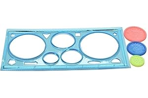 1pc Geometric Ruler for Students Mathematics Drawing Drafting Tools Learning Painting Children Puzzle Toys Art Tool Durabilit