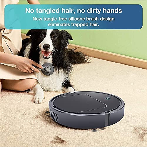 Robot Vacuum Cleaner, Tangle-free Suction , Slim, Robotic Vacuums Cleaner with Self-Charging, Ideal For Pet Hair, Hard Floor and Low Pile Carpet