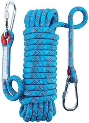 Yiapinn Outdoor Rock Climbing Rope Diameter 12mm Mountaineering High Strength Life-Saving Static Rope