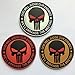 SpaceAuto 3D PVC Rubber God Will Judge Our Enemies We'll Arrange the Meetings Punisher Tactical Morale Badge Emblem Patch Sized 3.15