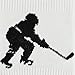 ChalkTalkSPORTS Hockey Performance Crew Socks - Hockey Player - Mid-Calf Socks - White/Black - Adult Size