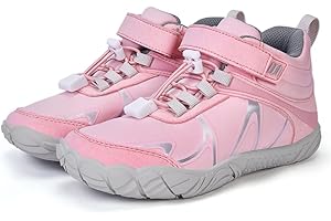 Hi-Y2Kgirls Kids Hiking Boots, Toddler Hiking Shoes Boys Girls Non-Slip Anti Collision Athletic Trekking Walking Boots for Little Kid/Big Kid