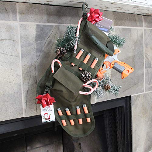 RUCKUP RUXMTSG Tactical Christmas Stocking, OD Green, Full,