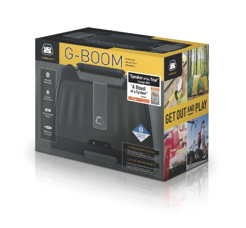 G-Project G-Boom Wireless Bluetooth Boombox Speaker Rugged Portable