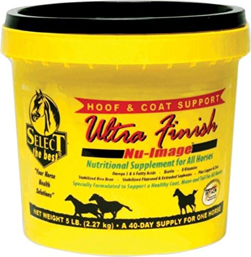 RICHDEL 784299790506 Ultra Finish Nu-Image Hoof & Coat Support for Horse, 5 lb