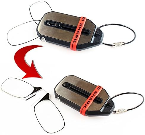 Unisex Nose Resting Pocket Presbyopic Hypermetropic Reading Glasses (+2.0) (2.0 diopters)