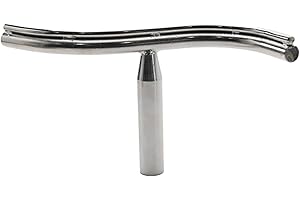 Vkinman Curved Lathe Tool Rest 1 Inch Diameter Post for Woodworking Wood Turning Lathe Turning Tool DIY Lathe Accessories