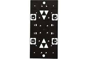 Architectural Mailboxes PLMB06AM Plastic Bracket Mailbox Mounting Board, Black