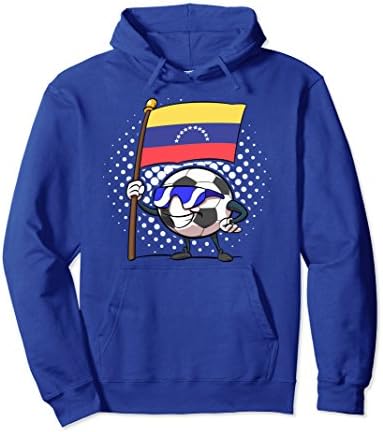 Unisex Venezuela Soccer Ball Hoodie Venezuelan Flag Soccer Gift XL: Royal Blue