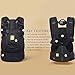 LÍLLÉbaby Complete Airflow Ergonomic 6-in-1 Baby Carrier Newborn to Toddler - with Lumbar Support - for Children 7-45 Pounds - 360 Degree Baby Wearing - Inward and Outward Facing - Black