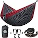 Pro Venture Camping Hammock 500 lb Capacity – Portable Double Hammock with Tree-Friendly Straps and Carabiners, Lightweight for Backpacking, Hiking, Travel, Beach, Backyard