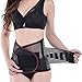 CFR Adjustable Double Pull Fastener Lumbar Lower Back Support Brace Belt for Pain Relif,Heavy Lifting,Sciatica Black,XL