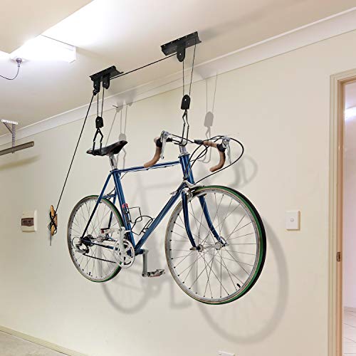 Great Working Tools Bike Hoists Set of 2, Hanging Ladder Lifts Garage