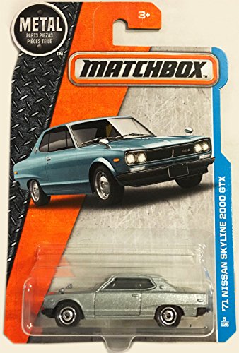 Matchbox 2016 MBX Adventure City '71 Nissan Skyline 2000 GTX 5/125, Silver