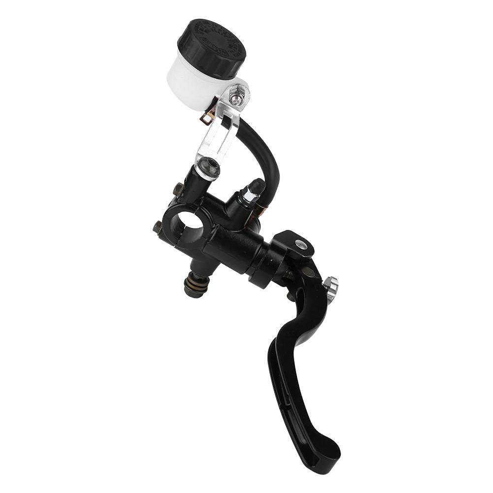 EVGATSAUTO Brake Master Cylinder Lever, 7/8" Universal Motorcycle Round Hydraulic Handlebar Brake Cylinder Master Clutch Lever 22mm(Left/Right)(Right)