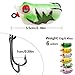 Fishing Lures Topwater Floating Weedless Lure Frog Baits with Double Sharp Hooks Soft Bait for Bass Snakehead Salmon Freshwater Saltwater Fishing (Mix Style)