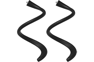 Holicfun Flexible Twist Mount for Indoor and Outdoor Security Cameras, Unversally Compatible with Ring, Blink, Eufy, Google Nest, Wyze, Arlo, Simplisafe and Other Cameras - Black, 2 Pack