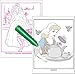 DISNEY'S Princess Invisible Ink Magic Pen Painting Activity Books, Set for Girls with ZIPPER BAG. Includes 4 Coloring books: Cinderella, Little Mermaid, Tangled and Belle from Beauty and the Beast.