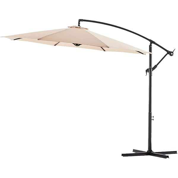 Amazon Com Best Choice Products 4 Piece Heavy Duty Cantilever Offset Patio Umbrella Stand Square Base Plate Set W Easy Fill Spouts For Water Or Sand Black Garden Outdoor