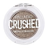Palladio Crushed Metallic Eyeshadow, Stellar, Pressed Pigments for Highly Reflective Foil Finish, Cream Eyeshadow w/ No Creasing, Amazing Color Depth, Apply Glitter Eyeshadow with Eyeshadow Brushes